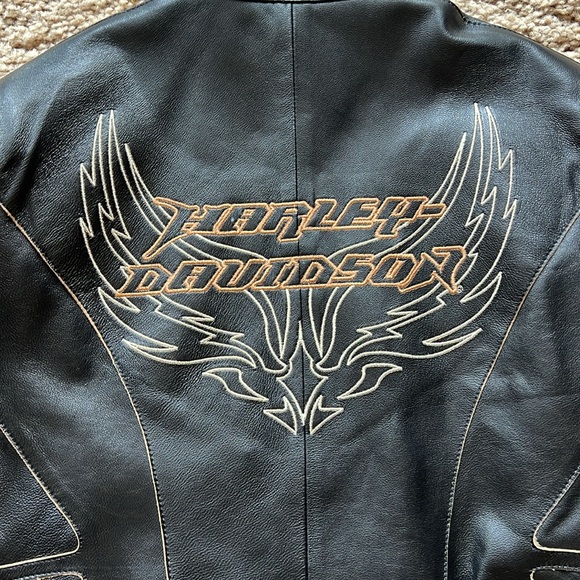 Harley Davidson Genuine Leather Motorcycle Jacket - Picture 6 of 6